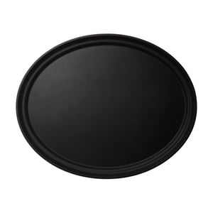 Cambro Camtread Oval Kaymaz Tepsi Siyah 735*600 mm 2900CT110 - CAMBRO