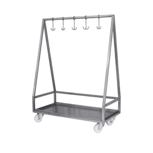 Crystal Et Askı Arabası 120X60X160 5Li Çengelli - CRYSTAL