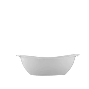 Kütahya Porselen Pera Otel Gondol Kase Dekorsuz 400*200 mm - KÜTAHYA PORSELEN