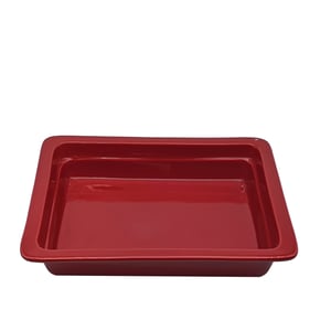 Ultraform Hotel Porselen Gn 1 2 20 Gast Tepsi Kırmızı - ULTRAFORM PORSELEN