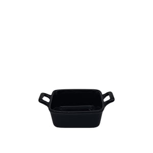 Ultraform Hotel Porselen Kuplu Sahan Tabak. 9X9 Siyah - ULTRAFORM PORSELEN