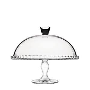 95200 Paşabahçe Patisserie Ayaklı Kapaklı Pasta Servis Sunum 322 mm - PAŞABAHÇE