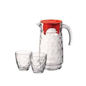 43844 Paşabahçe Hare Kırmızı Kapaklı Sürahi - PAŞABAHÇE