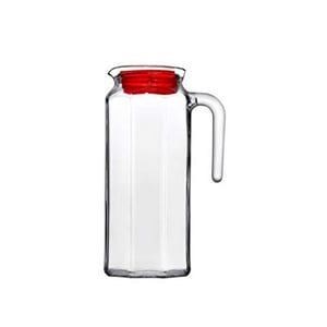 80123 Paşabahçe Plt.Kırmızı Kapaklı Sürahi - PAŞABAHÇE