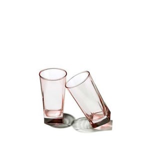 41300 Paşabahçe Carre Pembe Meşrubat Bardağı 305 cc - PAŞABAHÇE