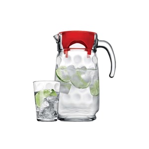 43674 Paşabahçe Space Kırmızı Kapaklı Sürahi - PAŞABAHÇE