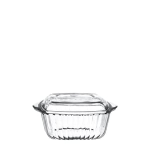 59029 Paşabahçe Borcam Kare Kapaklı Tencere 1870 cc - PAŞABAHÇE