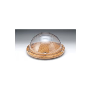 Alkan Pc Rolltop Kapaklı Ahşap Altlı Fanus 46 Cm - ALKAN