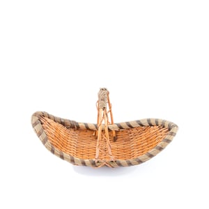 Hasır Kulplu Sandal Sepet 44X18X28 cm Kçk - KLT