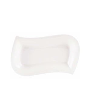 Porland Porselen 114132 Leaf Beyaz Kayık Tabak 32 Cm - PORLAND PORSELEN