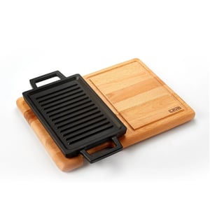 Lava Hot Plate Ve Ahşap Altlıklı Dikdörtgen - LAVA