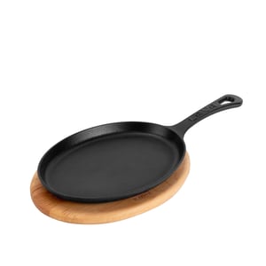 Lava Fajita Tavası 17X23 Cm Saplı Oval - LAVA