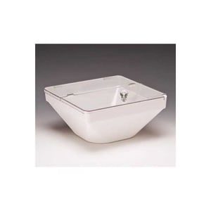 Alkan 26 Cm Kapaklı Polykarbonat Kase Beyaz - ALKAN