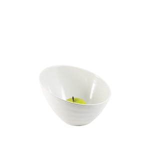 Beyaz Melamin Açılı Kase 18X12 Cm - ULTRAFORM MELAMİN