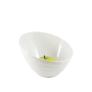 Beyaz Melamin Açılı Kase 23X15 Cm - ULTRAFORM MELAMİN