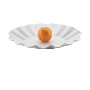 Beyaz Melamin Oval Manolya Tabak 40X31,5 Cm - ULTRAFORM MELAMİN