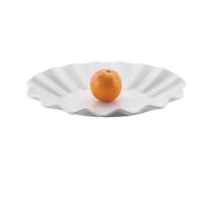 Beyaz Melamin Oval Manolya Tabak 34,5X26 Cm - ULTRAFORM MELAMİN