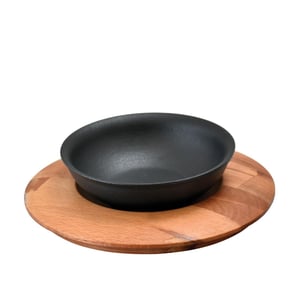 Lava Yuvarlak Kase Çap 14 Ahşap Altlıklı - LAVA