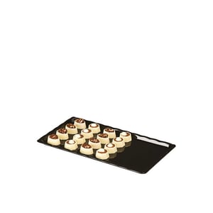 Alkan Polycarbonat Çikolata Teşhir Tepsi 15X30 Siyah - ALKAN