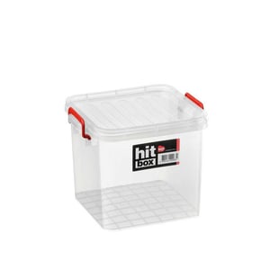 Bora PLastik Kare Kapaklı Kasa No 8 25*27,5*21,5H 9 Lt - BORA PLASTİK