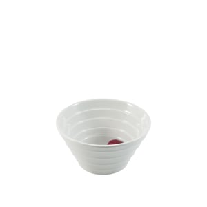 Beyaz Melamin Yivli Kase 25,40 Cm - ULTRAFORM MELAMİN