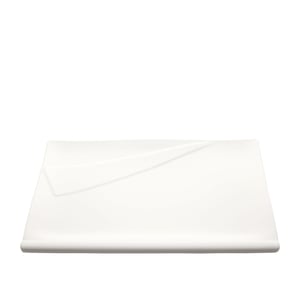 Beyaz Melamin Yaka Dik Dörtgen Tabak 30X21 Cm - ULTRAFORM MELAMİN