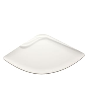 Beyaz Melamin Yaka Üçgen Tabak 30X42 Cm - ULTRAFORM MELAMİN