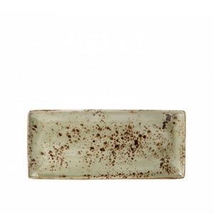Steelite Craft Green Köşeli Sunum Tabak 37X6.5cm 11310552 - STEELİTE