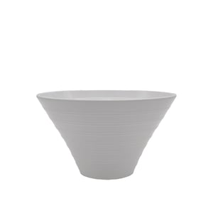 Beyaz Melamin Yivli Kase 18 Cm - ULTRAFORM MELAMİN