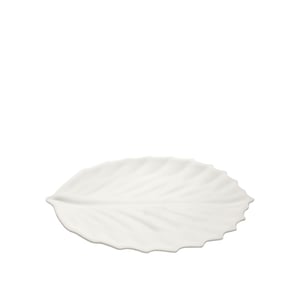 Beyaz Melamin Sunum Tabak Yaprak 42X30 Cm - ULTRAFORM MELAMİN