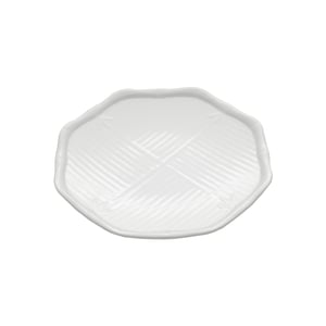 Beyaz Melamin Sekizgen Sunum Tabak 25 Cm - ULTRAFORM MELAMİN