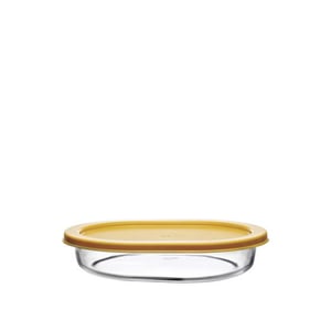 59794 Paşabahçe Borcam Sarı Kapaklı Fırın Kabı 190 x 140 mm - PAŞABAHÇE