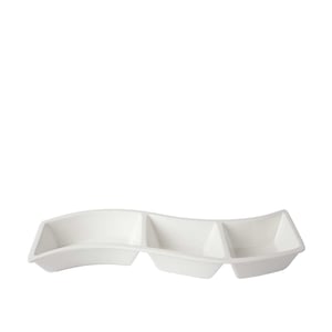 Ultraform Hotel Porselen 3 Böl. S Kase Adet 37X14 cm - ULTRAFORM PORSELEN