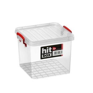 Bora PLastik Kare Kapalı Kasa No 4 21*23*17H 4,75 Lt - BORA PLASTİK