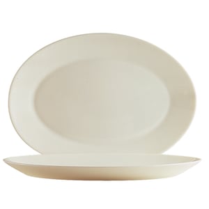 Arcoroc Krem Sade Kayık Tabak 330 mm - ARCOROC