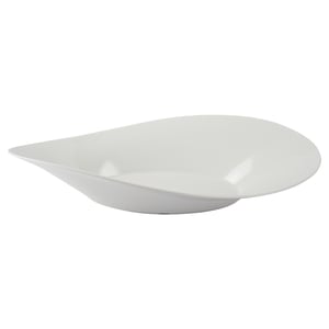 Beyaz Melamin Oval Helezonik Meze Tabak 53X26Cm - ULTRAFORM MELAMİN