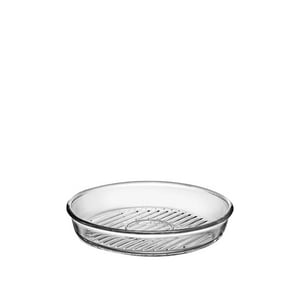 59534 Paşabahçe Borcam Grill Yuvarak Tepsi 1720 cc - PAŞABAHÇE