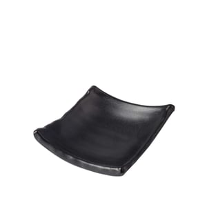 Siyah Melamin Minimal Kase Baklava 14X11X3Cmx6.5Cm - ULTRAFORM MELAMİN