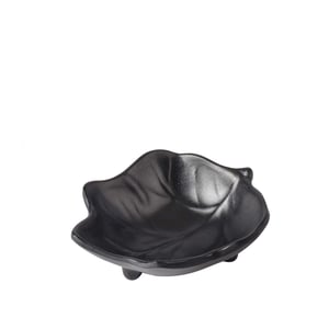 Siyah Melamin Minimal Kase Yaprak 10X8X3Cm - ULTRAFORM MELAMİN