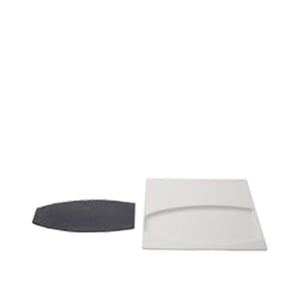 Ultraform Hotel Porselen Oval Bölmeli Kare Sunum Tabak 35X35 - ULTRAFORM PORSELEN