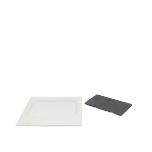 Ultraform Hotel Porselen D.Gen Bölmeli Kare Sunum Tabak 20X20 cm - ULTRAFORM PORSELEN