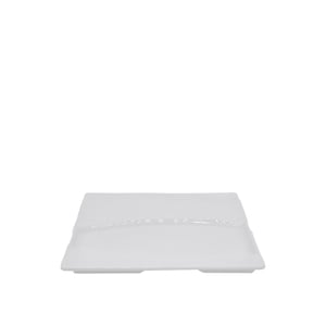 Ultraform Hotel Porselen Oval Bölmeli Kare Sunum Tabak 20X2 - ULTRAFORM PORSELEN