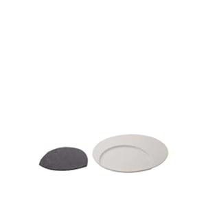 Ultraform Hotel Porselen Y.Daire Bölmeli Oval Sunum Tabak 36X29 cm - ULTRAFORM PORSELEN