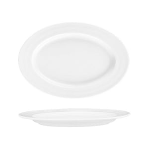 Güral Porselen New Bone Lizbon Otel 34 cm Kayık Tabak - GÜRAL PORSELEN