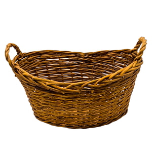 Hasır Oval Derin Kulplu Sepet 50X34X23 cm Byk - KLT