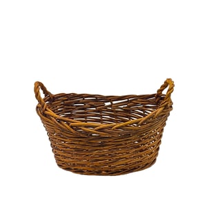 Hasır Oval Derin Kulplu Sepet 36X24X18 Kçk - KLT