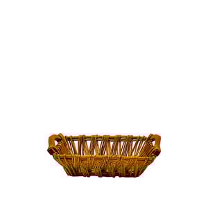 Hasır D.Dörtgen Kulplu Sepet 27X17X8 cm Kçk - KLT