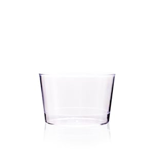 Polistiren Tek Kullanım Silindir Kap 250 Ml Ps Şeffaf Dc.25 - RUBİKAP