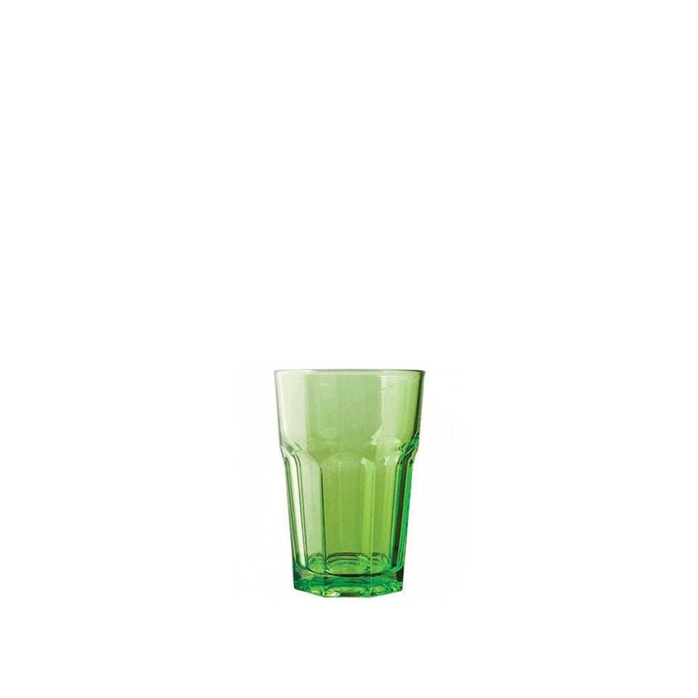 52708 Paşabahçe Casablanca Yeşil Meşrubat Bardağı 355 cc | Galeri Kristal