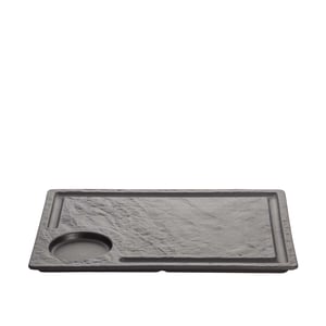 Ultraform Hotel Porselen Crocodile Steak Tabak 33X24 cm - ULTRAFORM PORSELEN